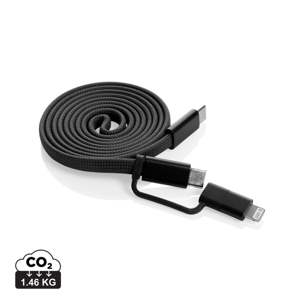 Logotrade presentreklam bild: Arc ultra-tunn 60W 2-1-1 magnetisk kabel RCS