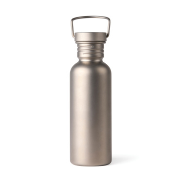 Logotrade reklamprodukter bild: Nordic Drift Trail Light Titanium vattenflaska 600 ml